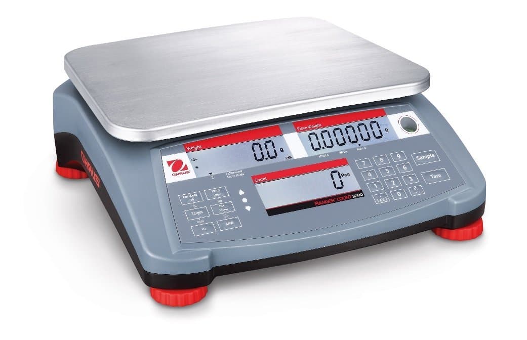 Ohaus Ranger Count 3000 RC31P30 - Báscula de banco para conteo y pesaje, 30 kg