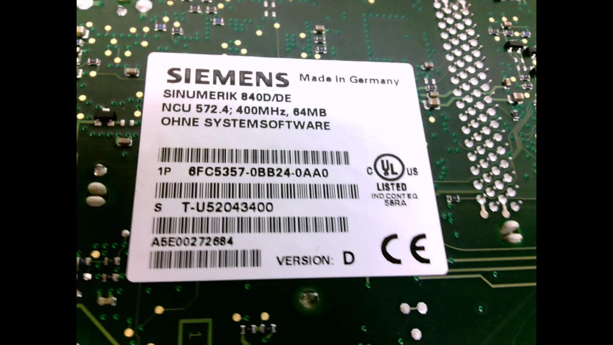 Siemens 6FC5357-0BB24-0AA0 Sinumerik NCU 572.4
