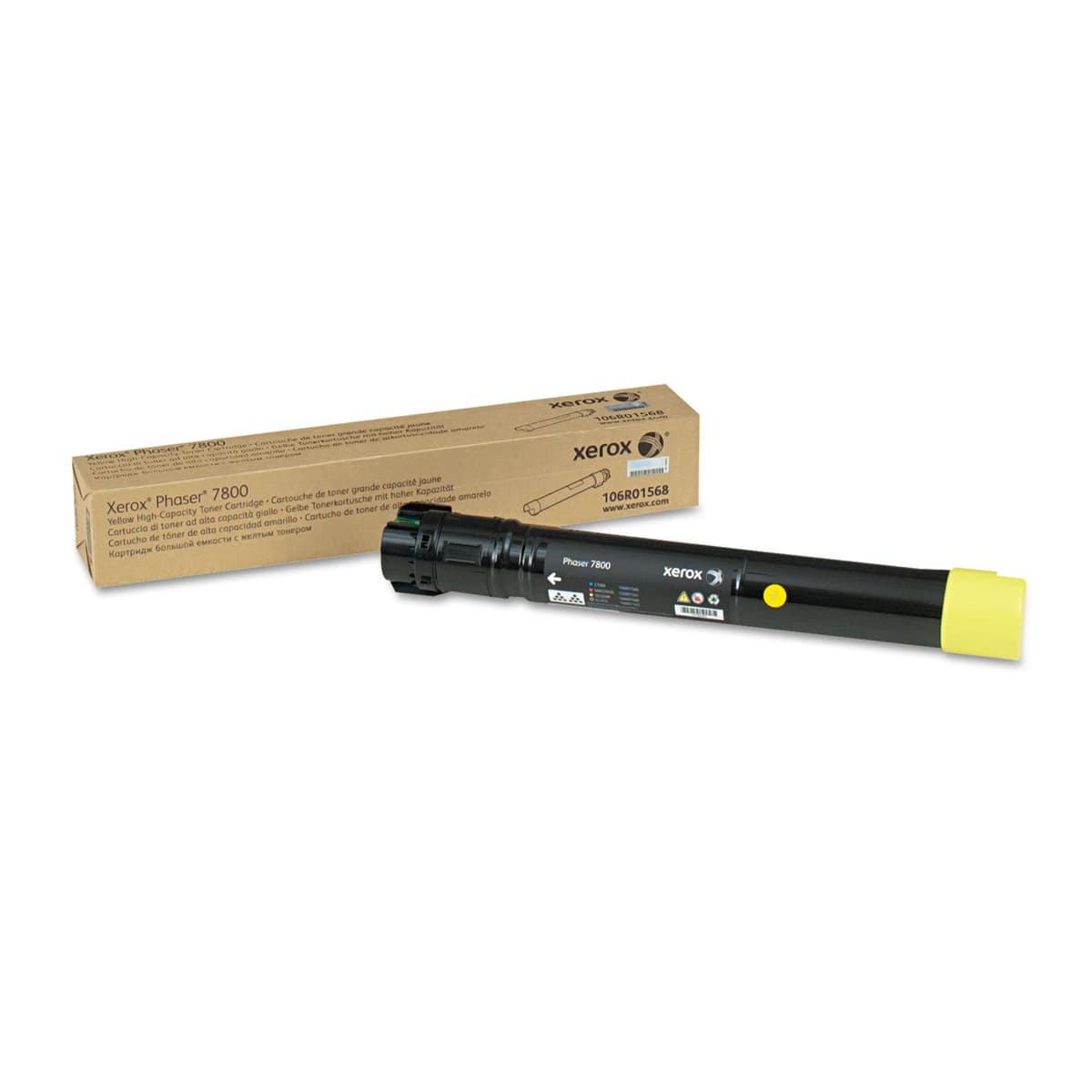 Xerox 106R01568 Toner Amarillo High Capacity para Phaser 7800 (17,200 páginas)
