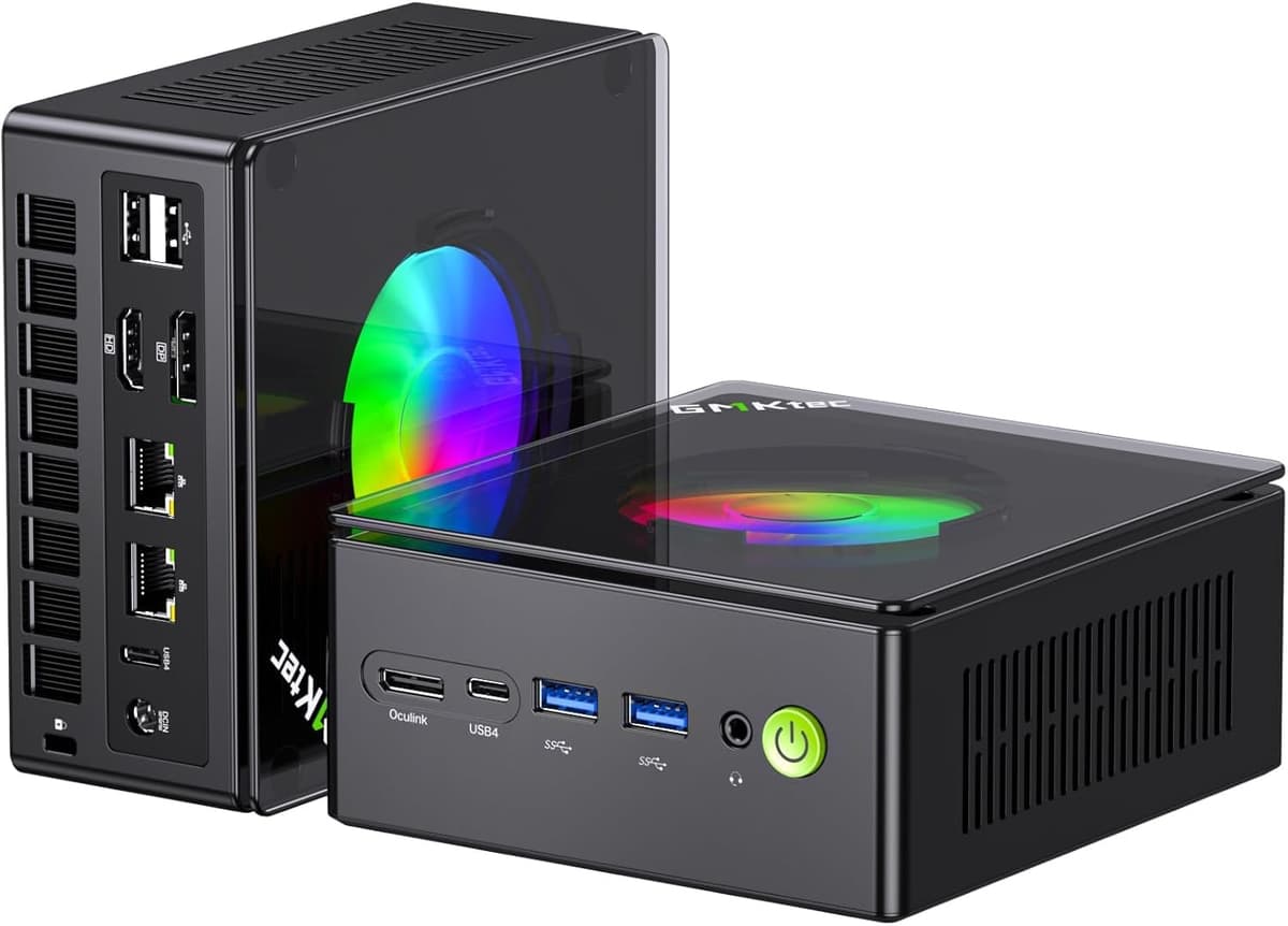 GMKtec Gaming Mini PC K11 Ryzen 9 8945HS 32GB 2TB SSD WiFi 6 Dual 2.5G LAN Nucbox