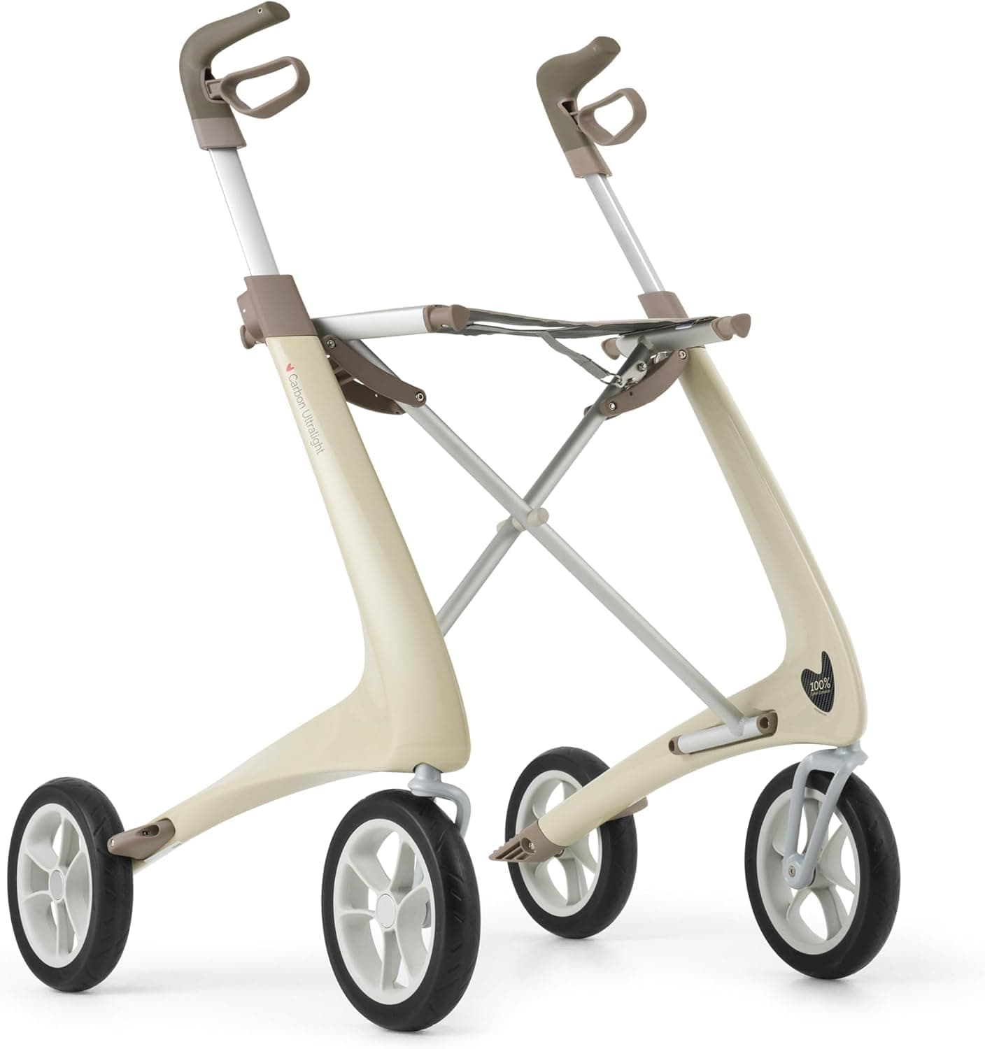 byACRE Carbon Ultralight Rollator Walker - 10.6 lbs con Asiento 5713504001651
