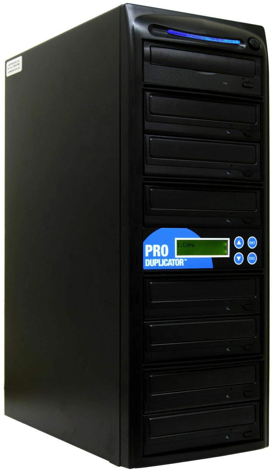 Produplicator 1 a 7 Grabador 24X CD/DVD - Torre duplicadora autónoma copiada PDE24X07