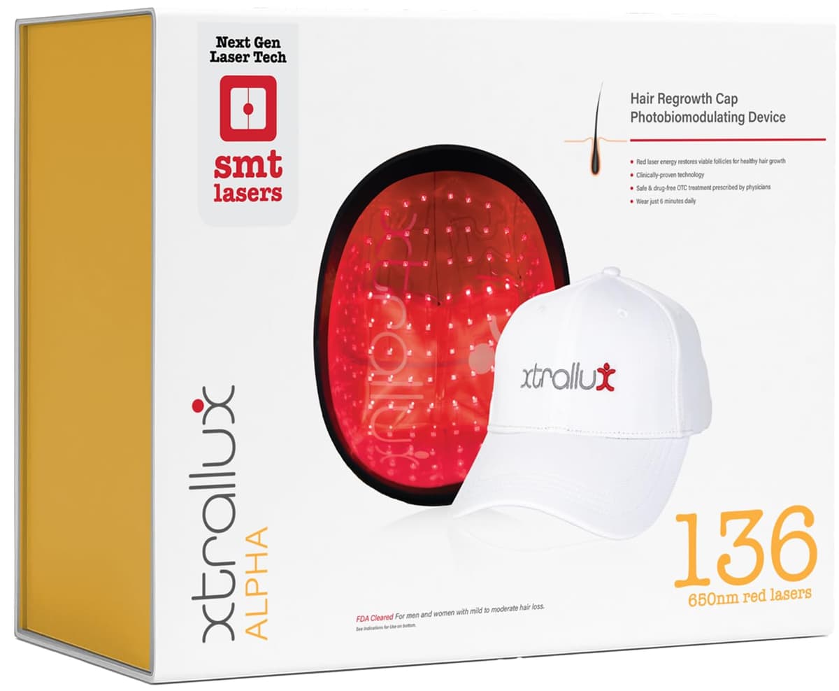 Xtrallux Alpha: gorra láser para crecimiento capilar con 136 láseres 860007783401