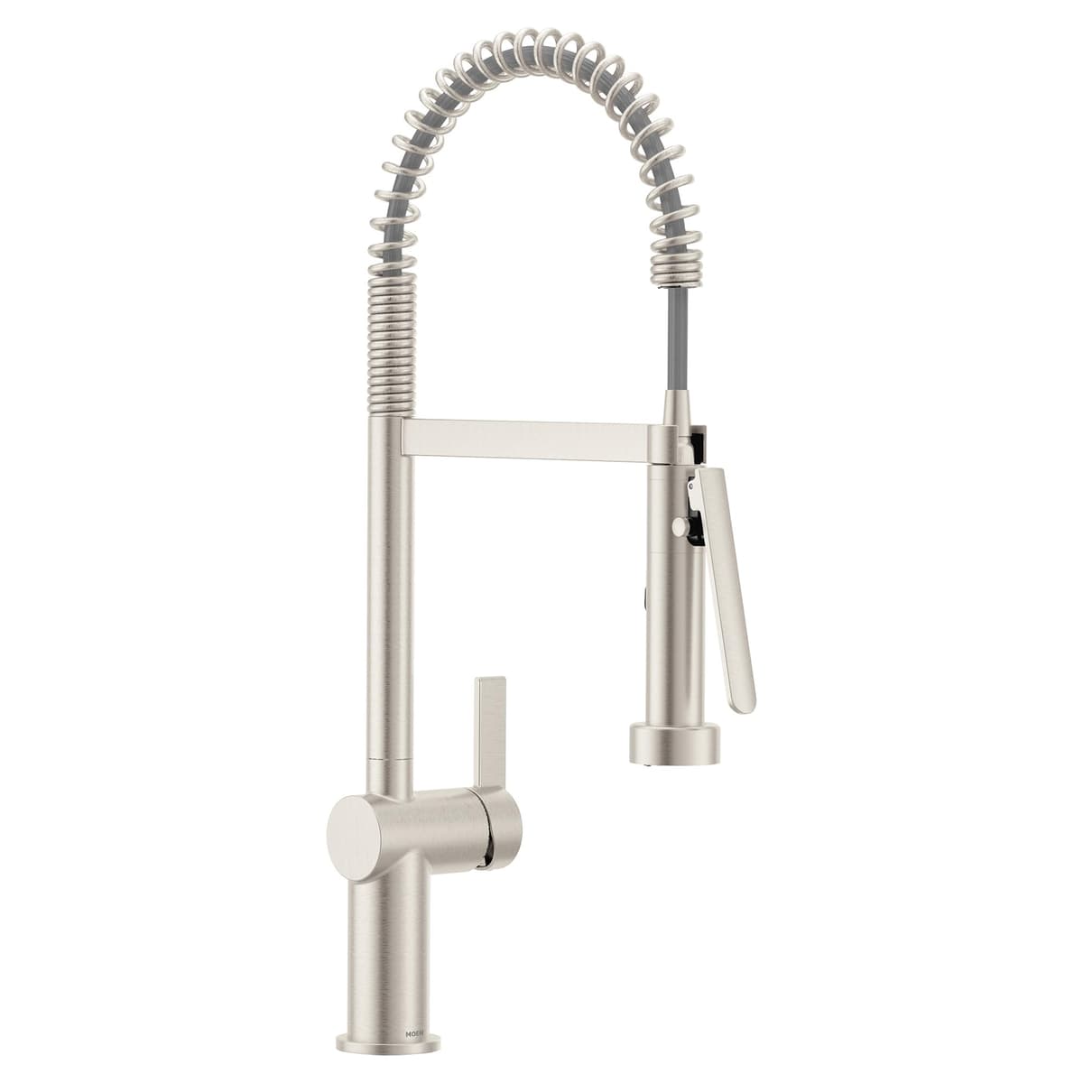 Moen Cia Pre-Rinse Spring Cocina con PowerBoost Pro, Spot Resist Stainless, 7822SRS