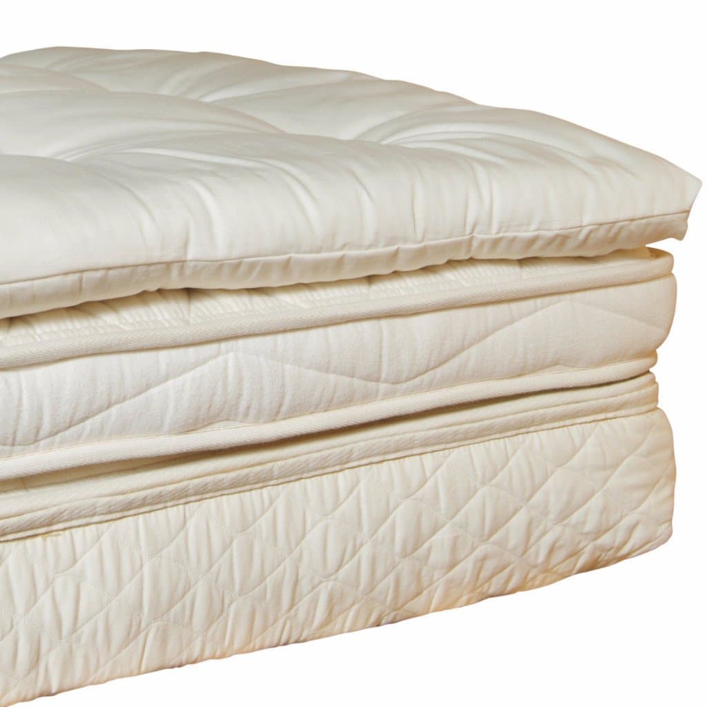 Holy Lamb Organics Wool Mattress Topper (Queen Deep Sleep Topper) HLO-QMTDS