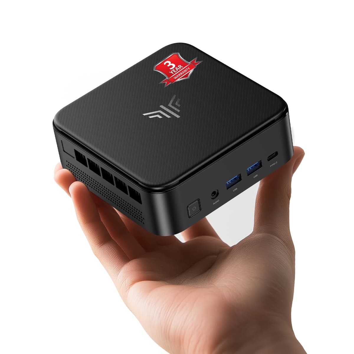KAMRUI Mini PC, E3B 32GB RAM 512GB SSD Mini PC para Juegos AMD Ryzen 5 7430U Micro Desktop (Máx. 4.3GHz, 6C/12T, Mejor que 5650U), PC pequeña con WiFi 6, BT5.2, Triple pantalla para oficina y hogar