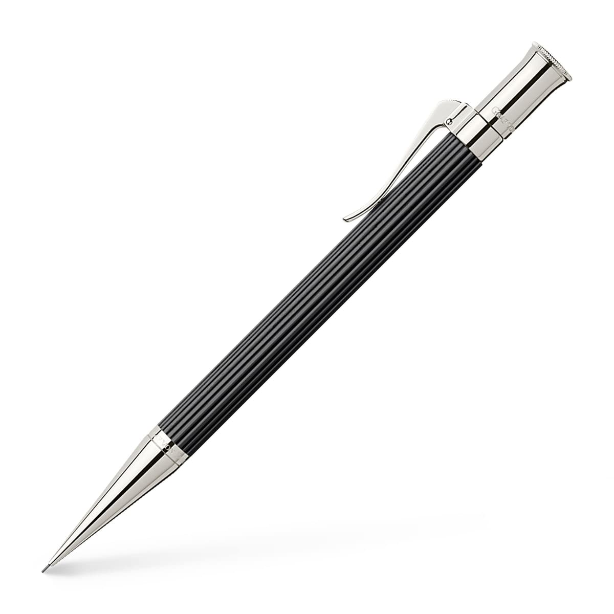 Graf von Faber-Castell Lápiz mecánico Classic chapado en platino - Ébano 135531