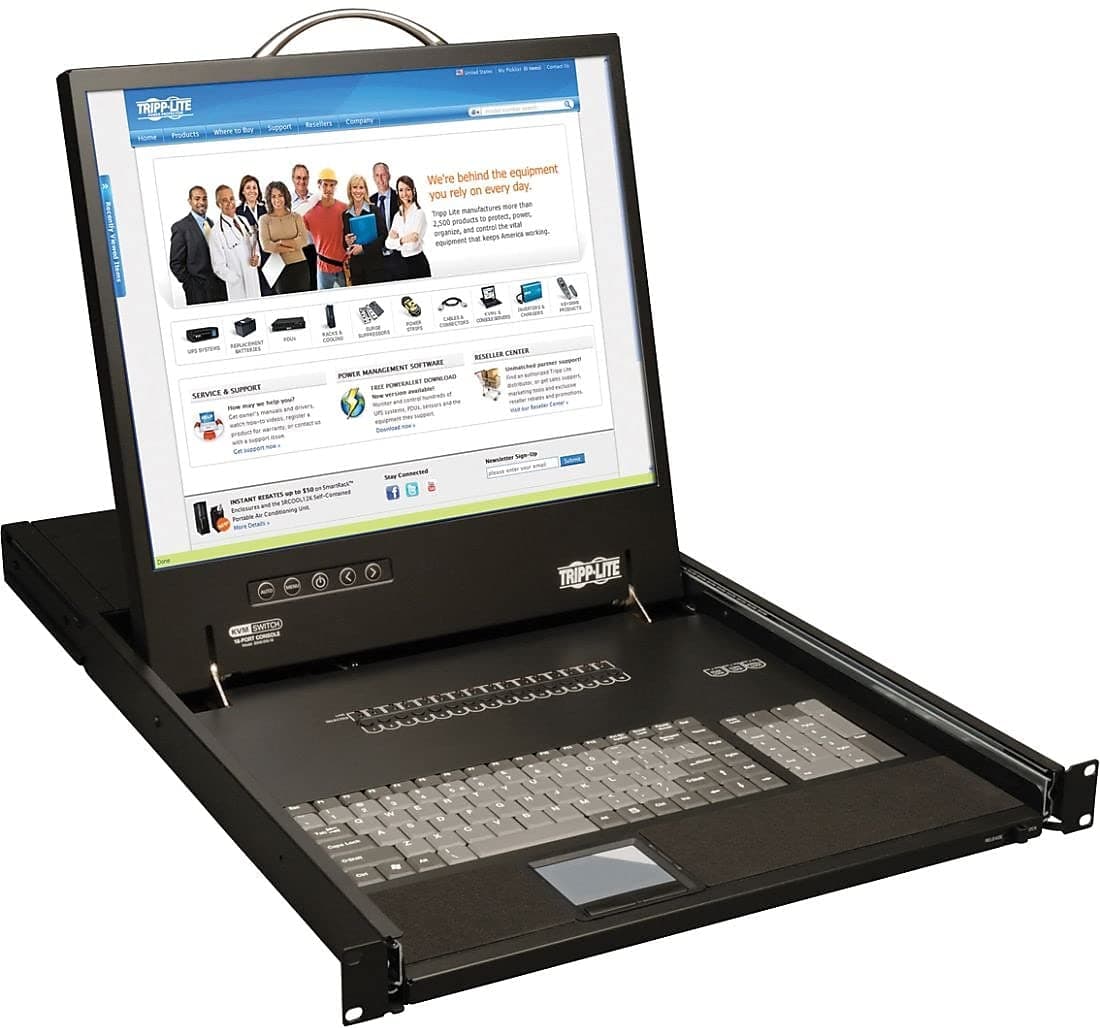 Tripp Lite NetController KVM Rack 8 Puertos con LCD de 19" (B040-008-19)