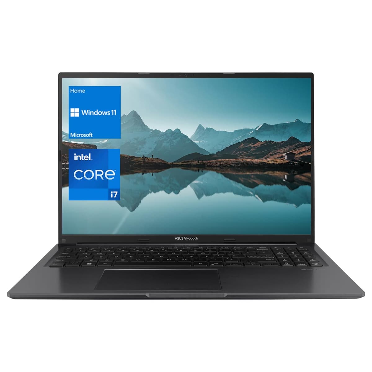 ASUS Vivobook 16 2021, Procesador Intel, 40 GB RAM, 2 TB SSD, Windows 11 Home, Negro F1605Z