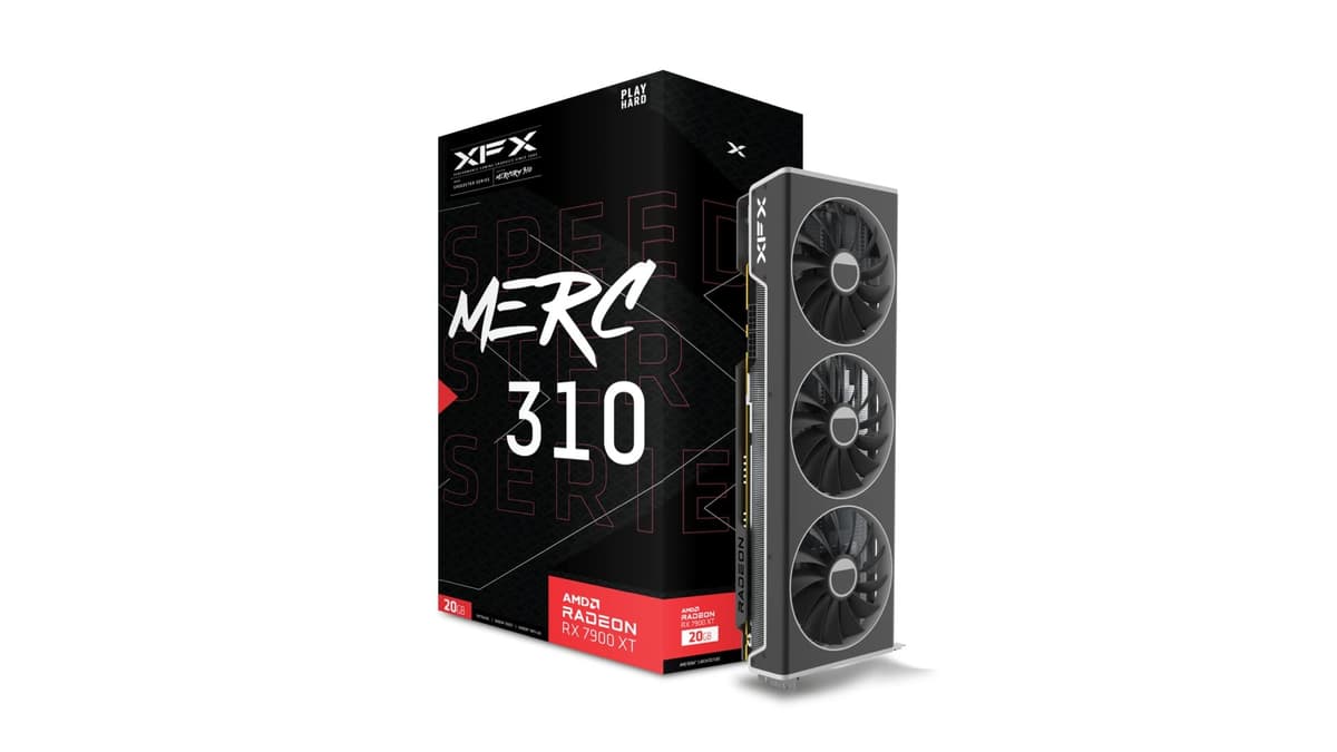 Tarjeta de Video XFX Speedster MERC310 AMD Radeon RX 7900 XT Ultra Gaming de 20 GB GDDR6, AMD RDNA 3 RX-79TMERCU9