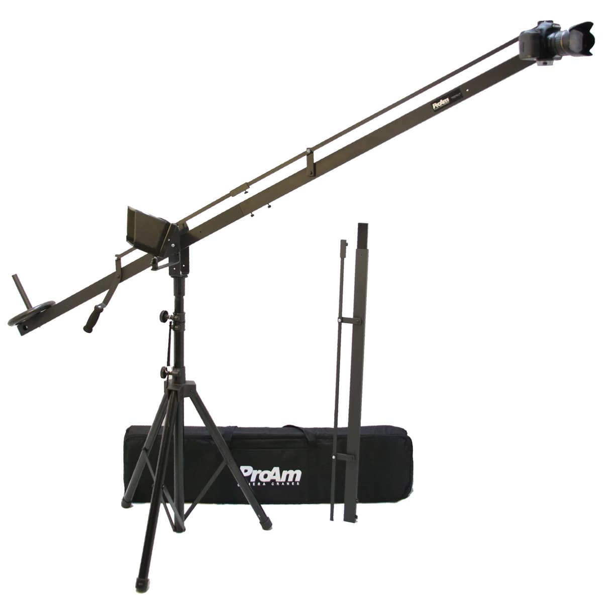 ProAm USA 8 ft a 12 ft Orion DVC200 Camera Crane Jib Paquete Completo de Producción Kit TK250
