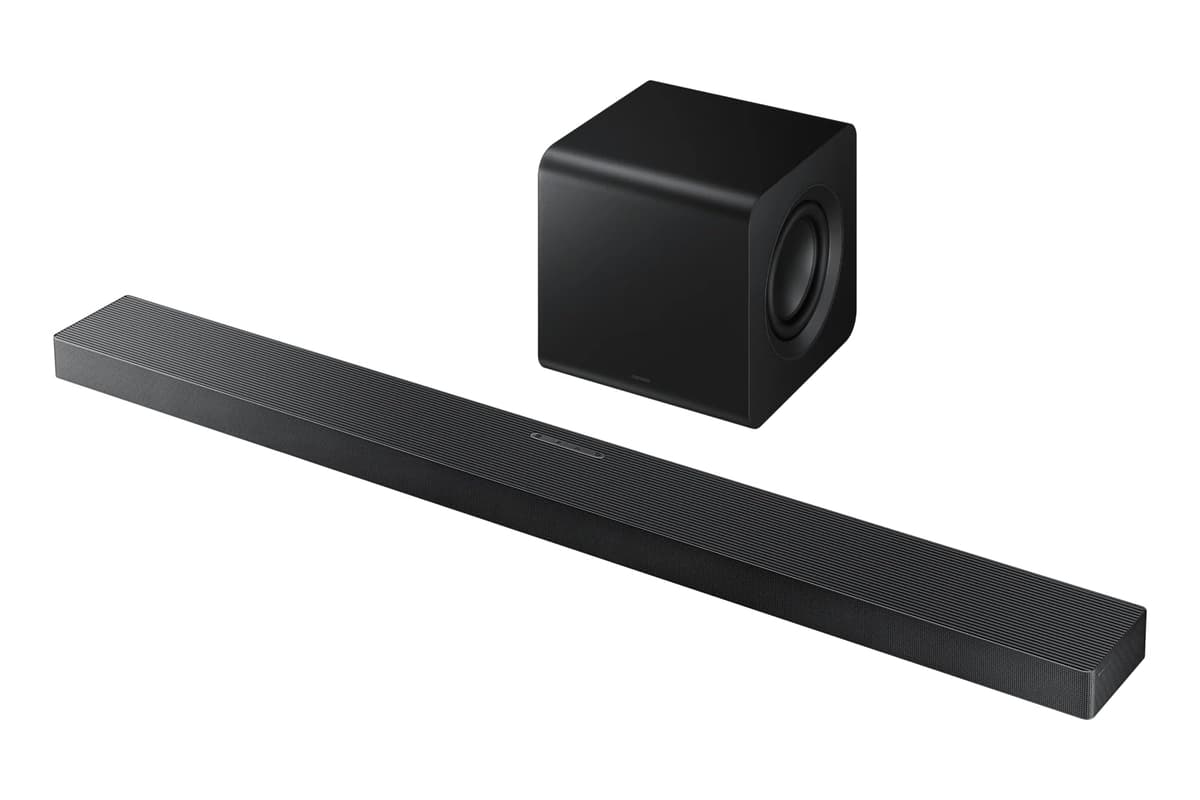 Barra de Sonido Samsung Serie Q HW-QS700F 3.1.2 ch con Subwoofer (Modelo 2025) Convertible, Dolby Atmos Inalámbrico, Q-Symphony HW-QS700F/ZA