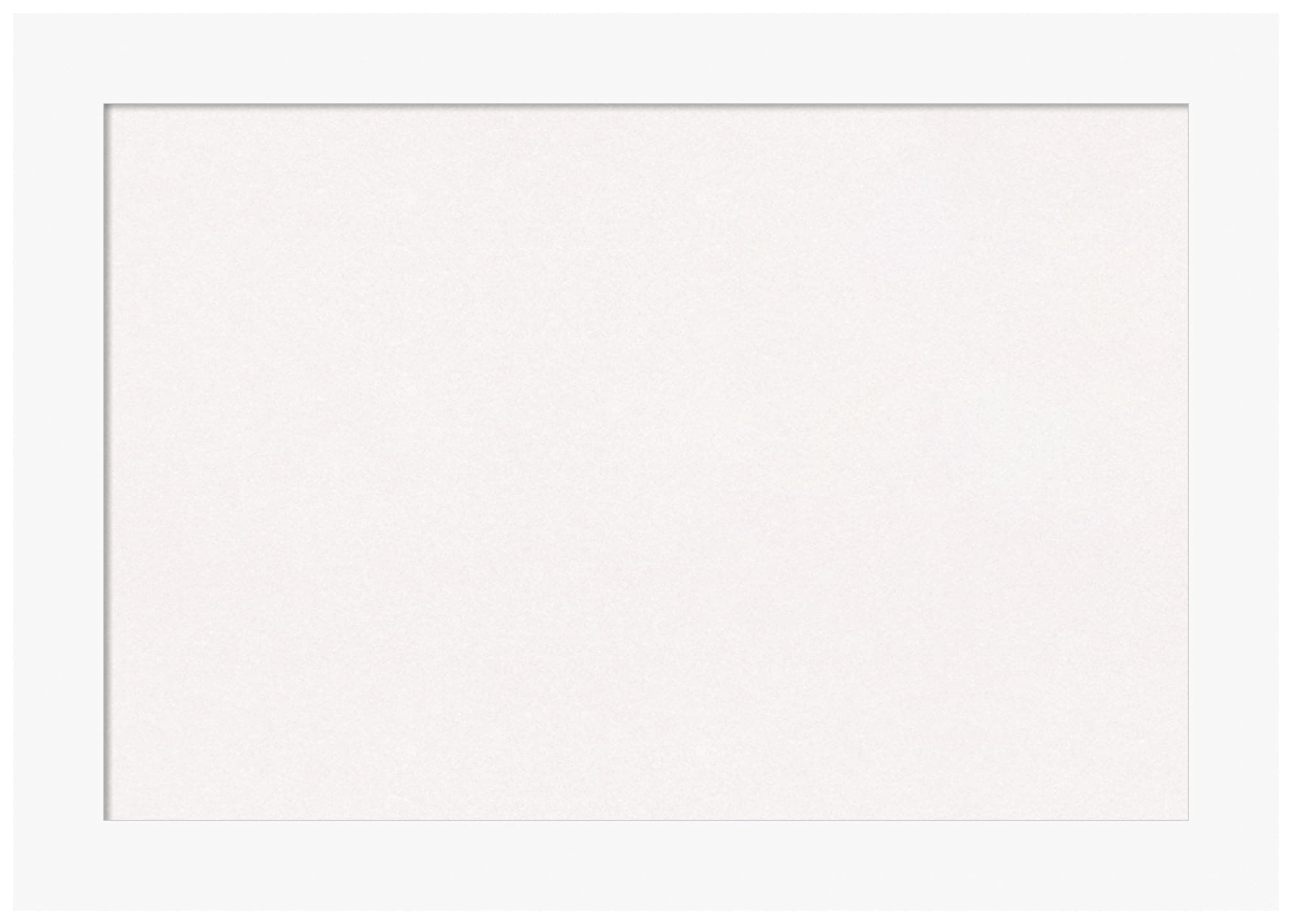 Amanti Art Corcho enmarcado blanco 29x41 con marco de madera blanca 28588282287