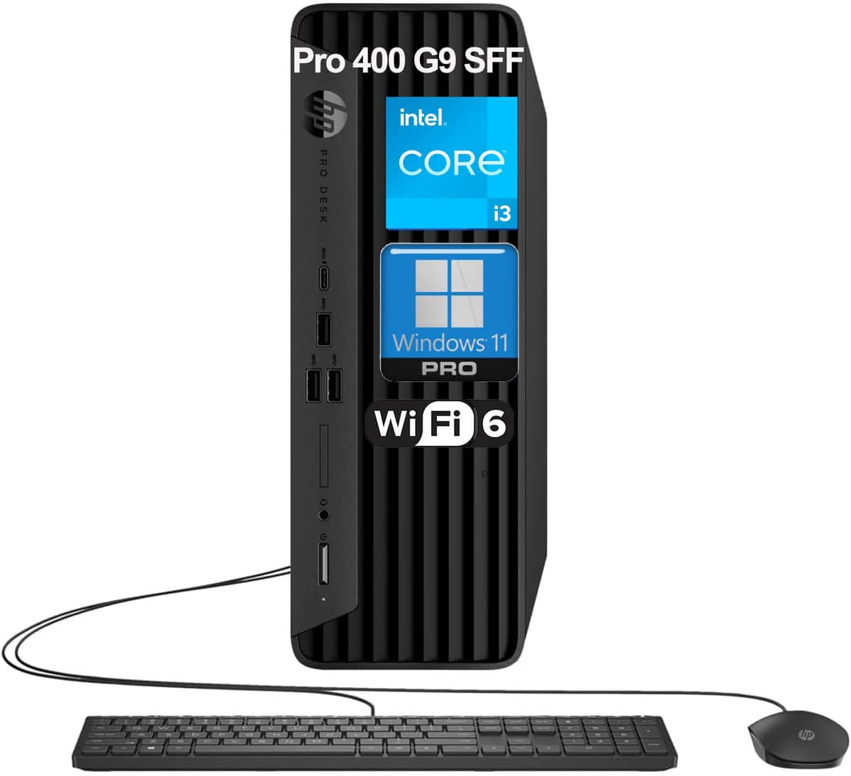 HP Pro 400 G9 SFF - Intel Core i3-13100, 32GB RAM, 2TB PCIe SSD, Windows 11 Pro