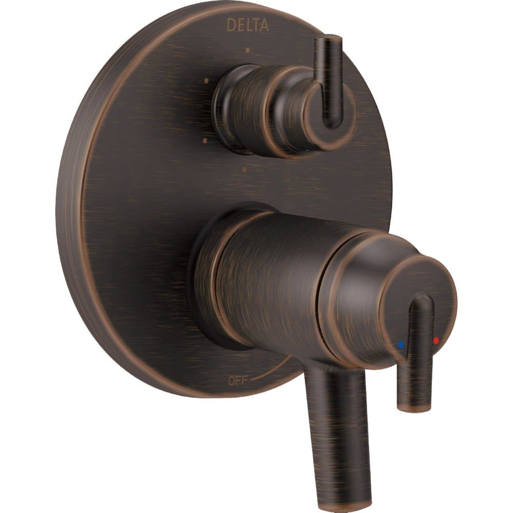 Delta Trinsic T27T959-RB Venetian Bronze Kit de Terminación con Desviador Integrado de 6 Posiciones