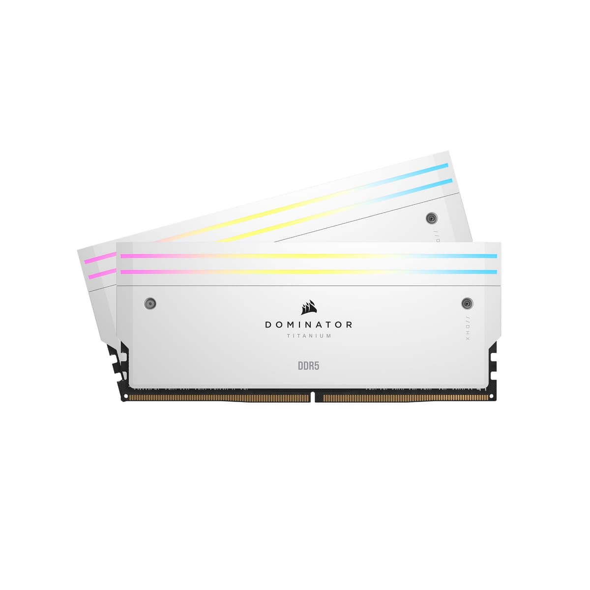 CORSAIR Dominator Titanium DDR5 64GB (2x32GB) 6400MHz CL32, White, CMP64GX5M2B6400C32W