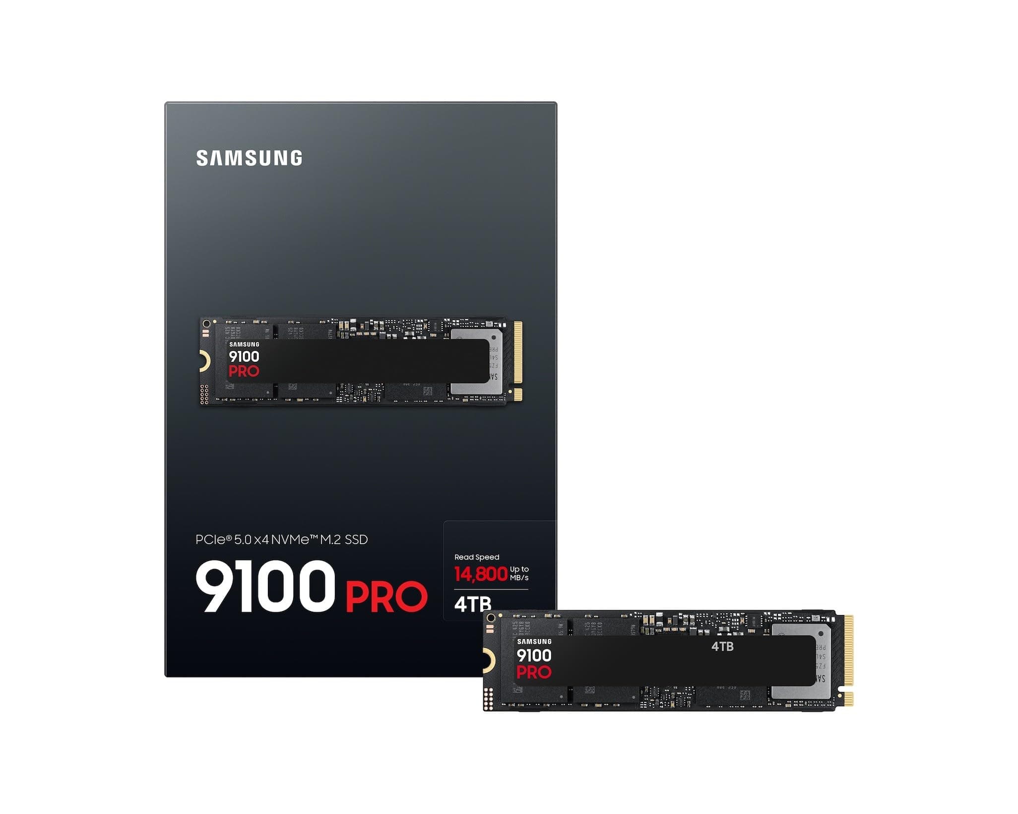 Samsung 9100 PRO MZ-VAP4T0BW SSD Interno 4TB PCIe 5.0 NVMe 2.0