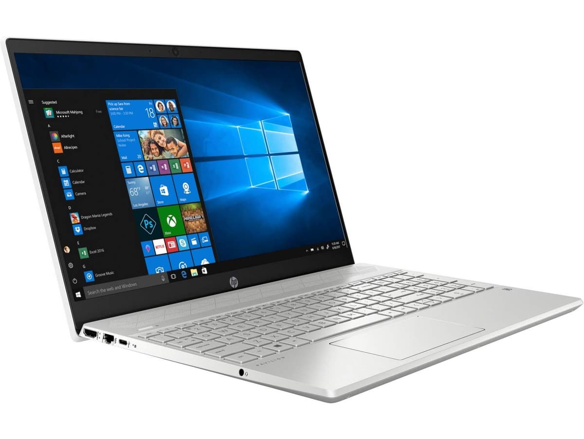 2019 HP Pavilion 15.6 pulgadas Full HD (1920 x 1080) táctil Premium, Intel Core i5-8250U quad-core, 8GB DDR4, 1TB HDD, 802.11ac, Bluetooth, HDMI, webcam IR FHD, Windows 10 - Plateado 4BV52UA