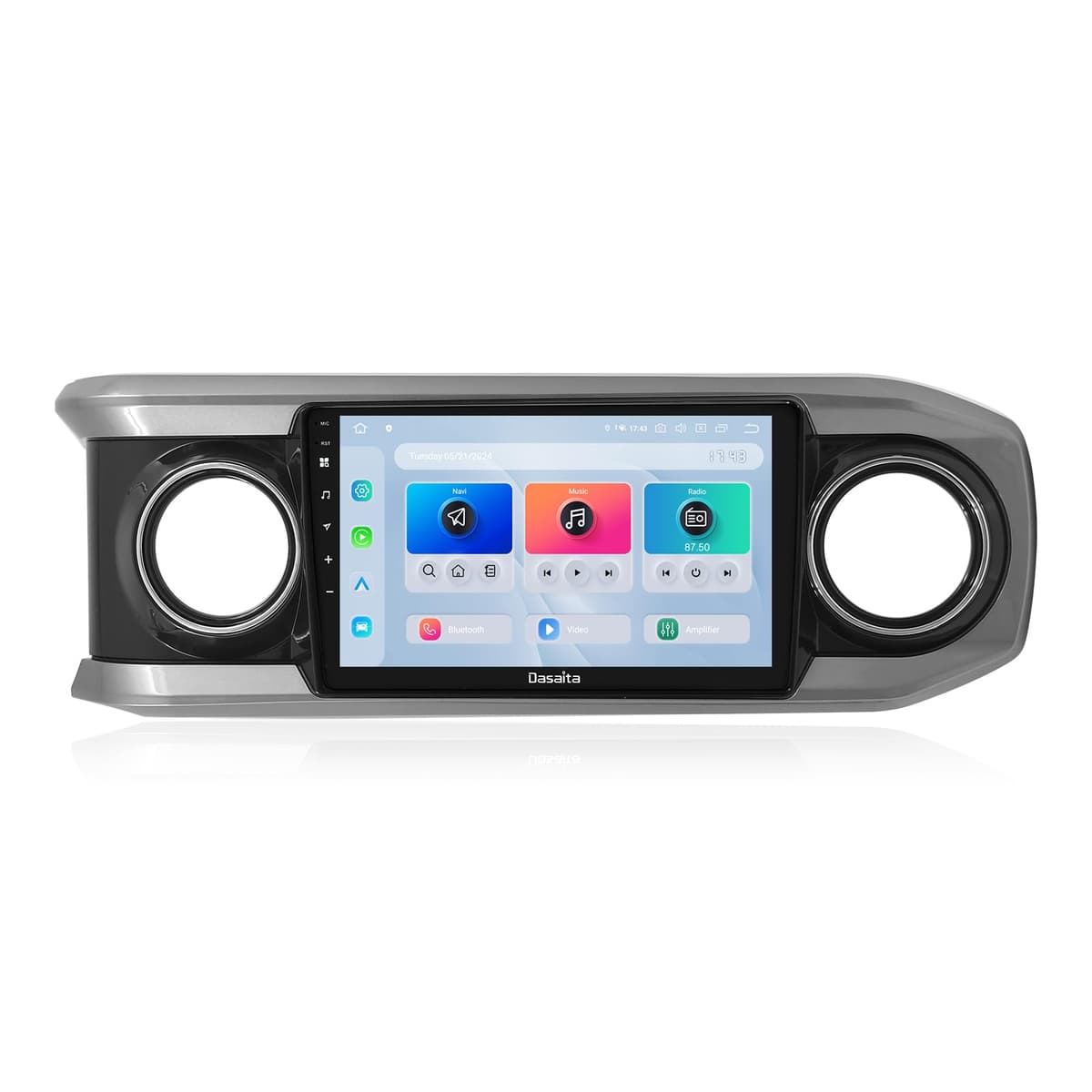 Dasaita Android 13 8GB+256GB para Toyota Tacoma 2016-2023 con Wireless CarPlay, GPS y Off-Road Inclinómetro Android 13 Car Stereo