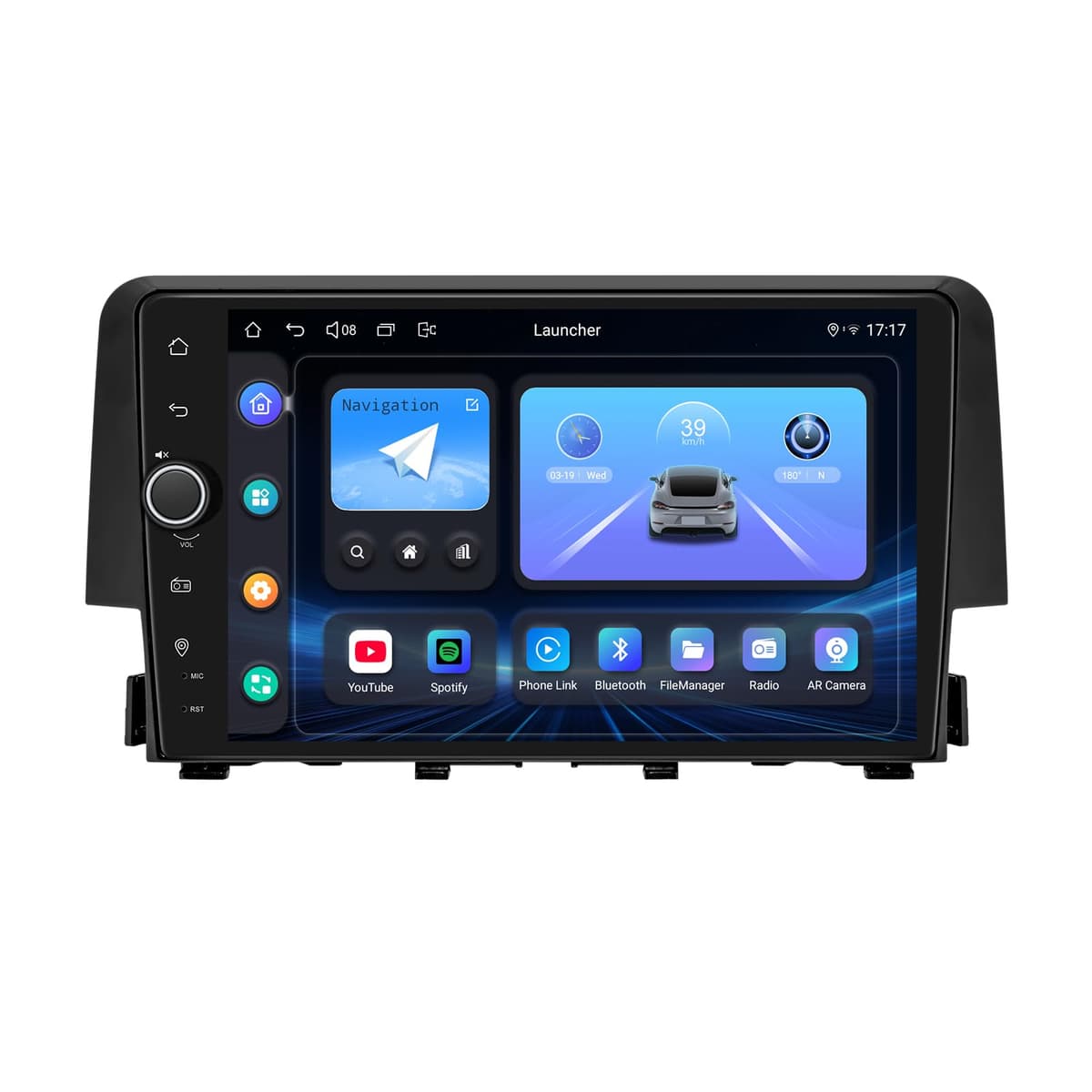 JOYING 9" Android 13 Car Radio para Honda Civic 2016-2021 con CarPlay, Android Auto y GPS (JY-HT145N8)