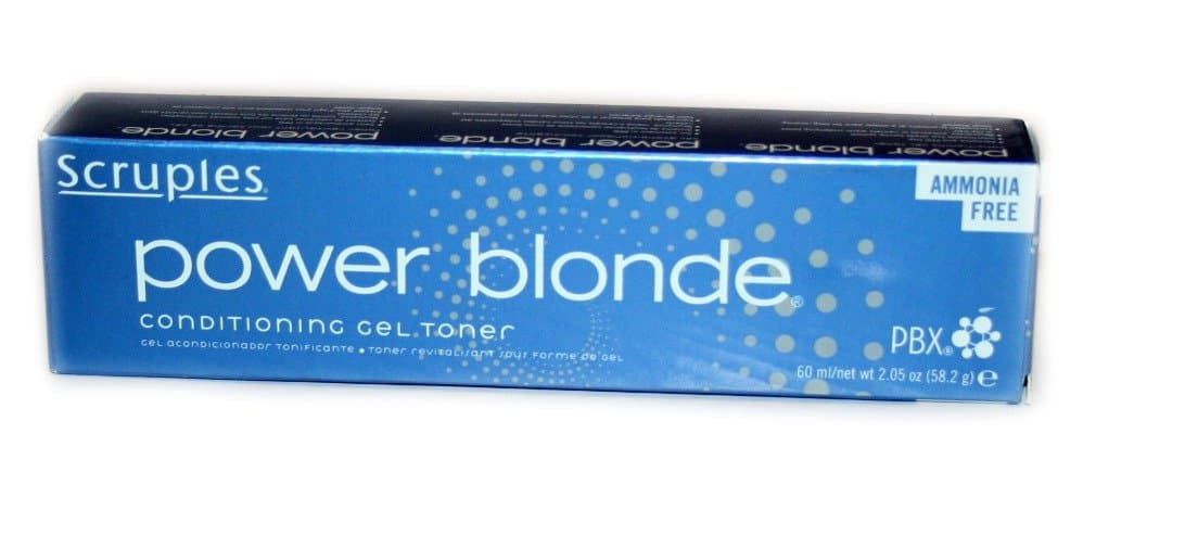 Scruples Power Blonde Conditioning Gel Toner - Platinum (Base violeta claro/beige), 2.05 oz