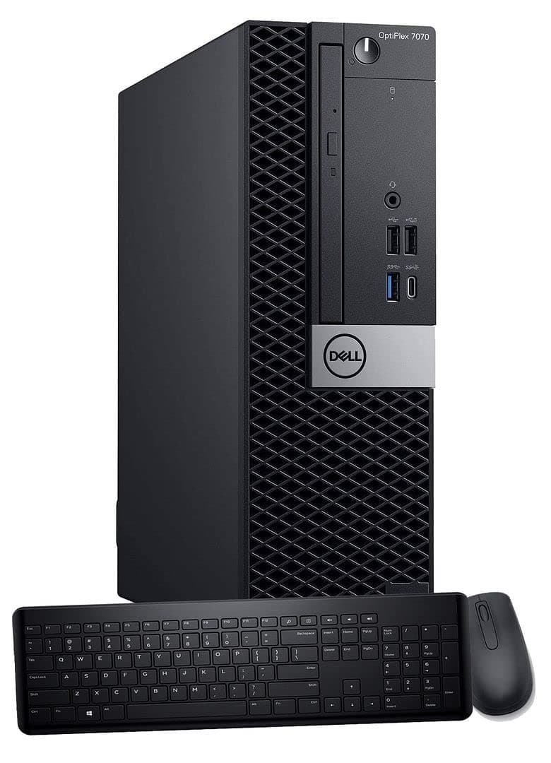 Dell OptiPlex 7070 SFF (Chasis Compacto) PC de Escritorio Intel Core i7-9700 32GB RAM 1TB SSD (Sin Unidad Óptica) Windows 11 Pro (Reacondicionado)