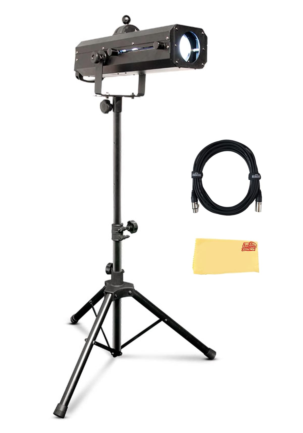 Chauvet DJ LED 75ST Followspot Bundle con Soporte y Cable DMX AUS-LEDFOLLOWSPOT75ST-COMBO-STD