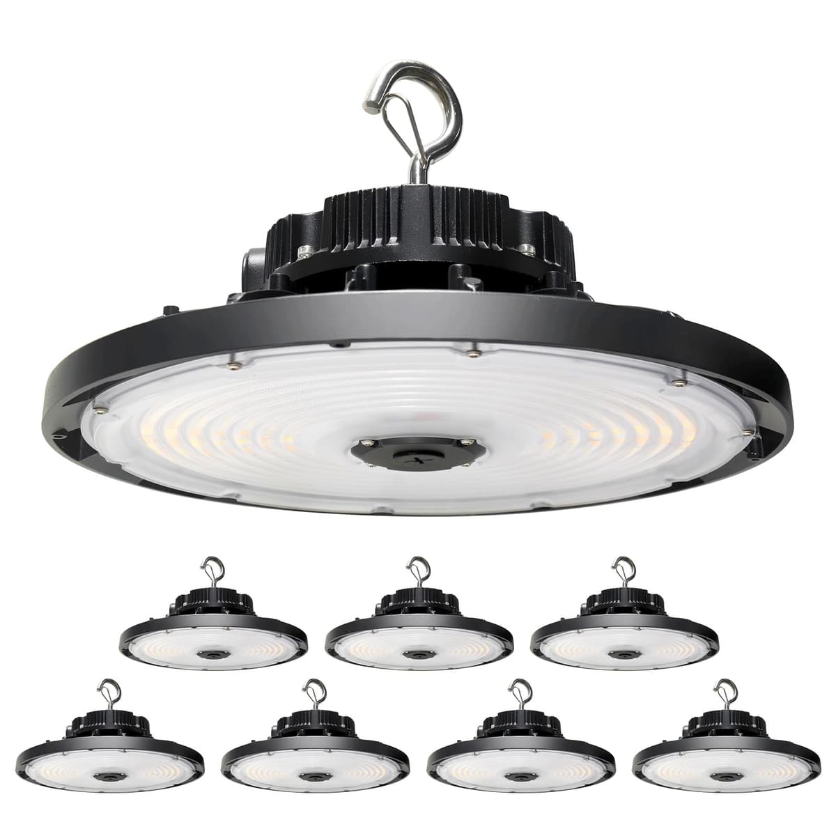 ELEPHANT DEPOT UFO High Bay LED 240W - 33600 lm, 0-10V dimmable, 120-277V, UL & DLC MUHB