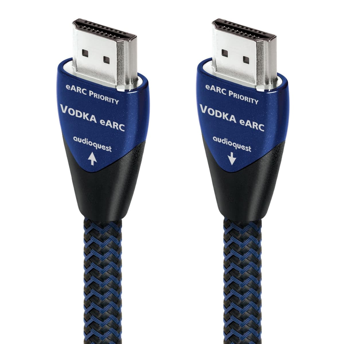 Cable HDMI AudioQuest Vodka eARC Priority 2.1 - 8K/10K Ultra HD, Gaming, Alta Velocidad 48 Gbps, HDR, eARC Priority - 2.25 m HDM48VODEP225