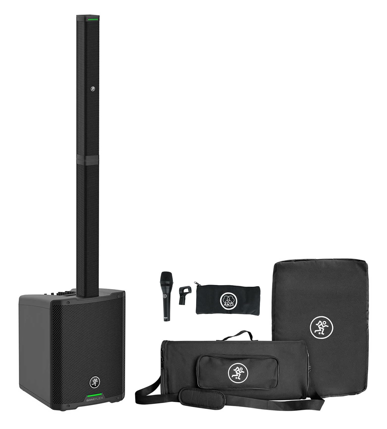 Audiosavings Bundle: Mackie SRM-Flex 1300W Line Array con Sub + AKG P5i Mic SRM-Flex+P5i