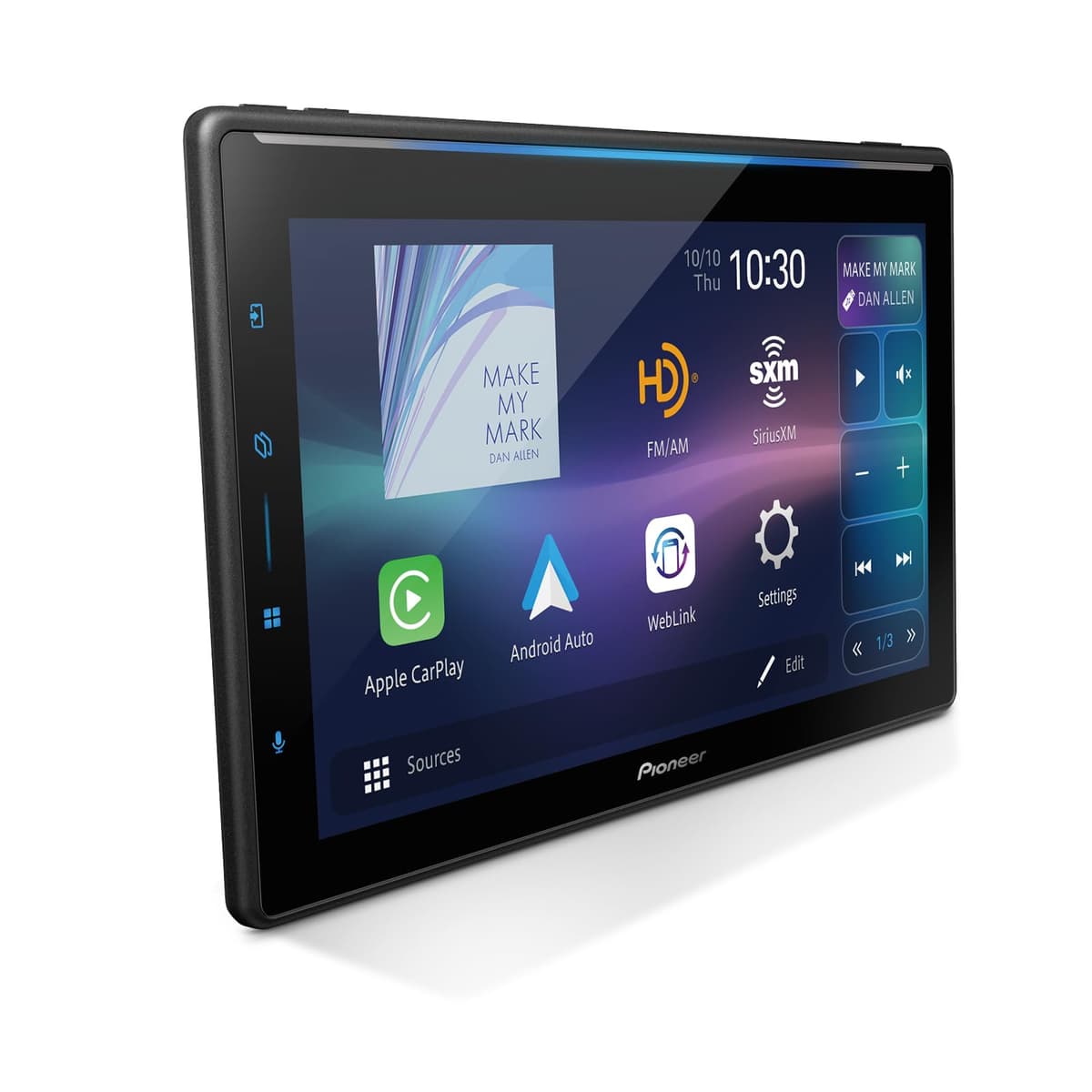 Pioneer DMH-WT6000NEX 10.1" Multimedia Receiver - WiFi, Bluetooth, Wireless CarPlay y Android Auto