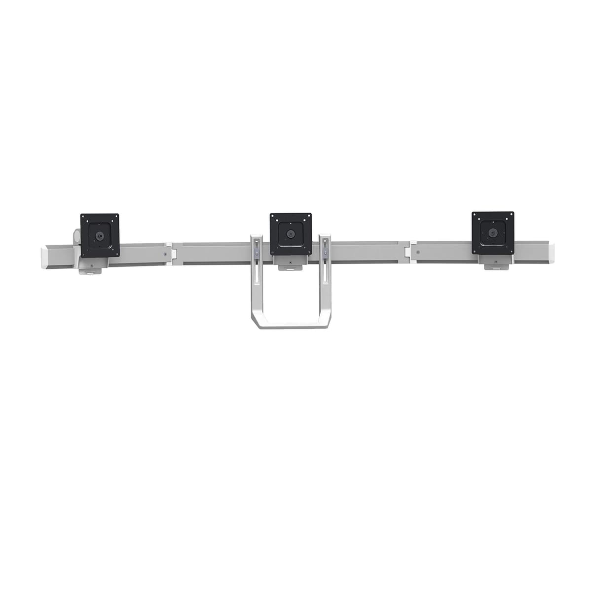 Ergotron - Kit de Arco para Tres Monitores HX - Complemento para Brazos de Escritorio y de Pared HX - Aluminio Pulido 98-009-026
