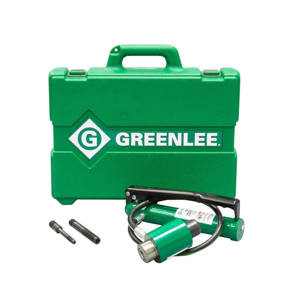 Greenlee 7646 Equipo controlador hidráulico con bomba de mano y ram de 11 toneladas