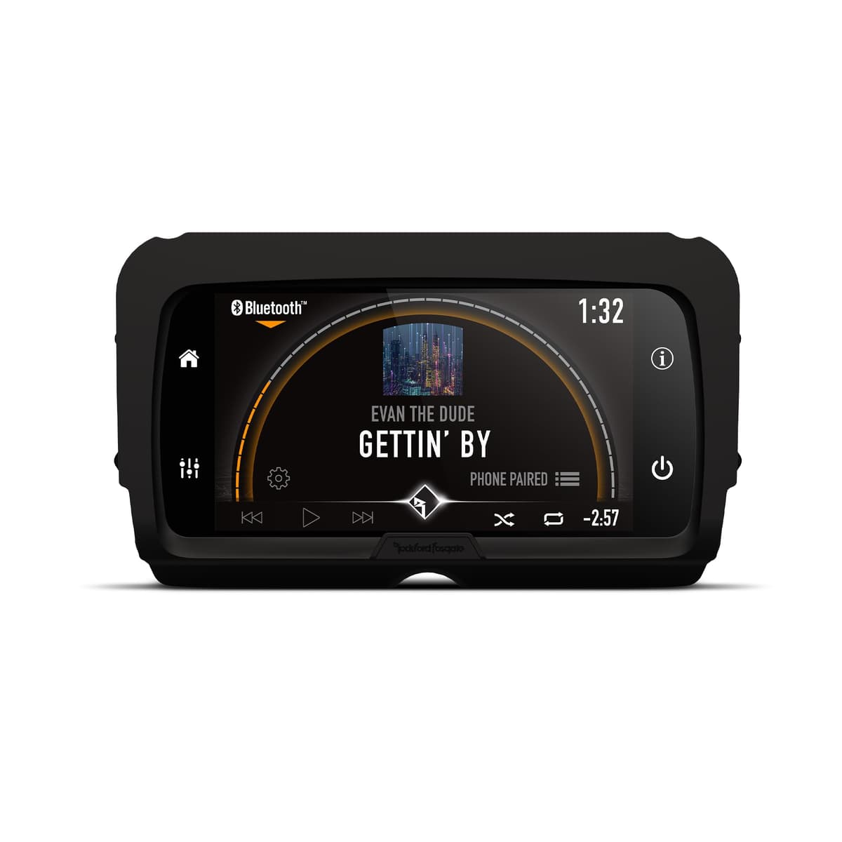 Rockford Fosgate PMX-HD14 - Receptor multimedia para Harley-Davidson 2014-2023 con Apple CarPlay