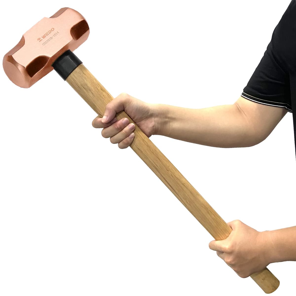 WEDO Copper Sledge Hammer CO2201B-1024, maza de cobre de 900 mm (20 lb)