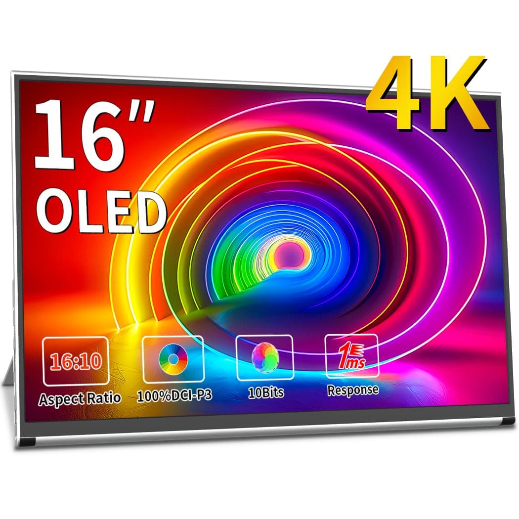 Magedok PI-X9M Monitor portátil OLED 16", 4K, 100% DCI-P3, HDMI/USB-C