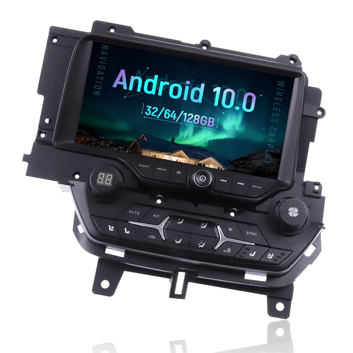 ZWNAV Android 10 Estéreo para Chevrolet Corvette C7 S-F 2013-2019 (6+128GB, CarPlay)