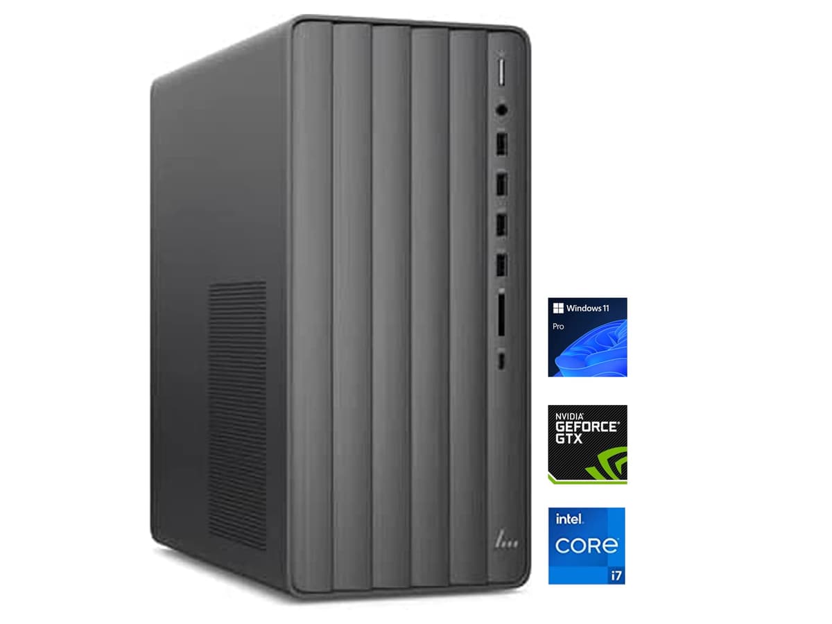 HP Envy Business Desktop - Intel Core i7-11700F, Windows 11 Pro, 64GB RAM, 2TB SSD + 1TB HDD, GeForce GTX 1660 Super