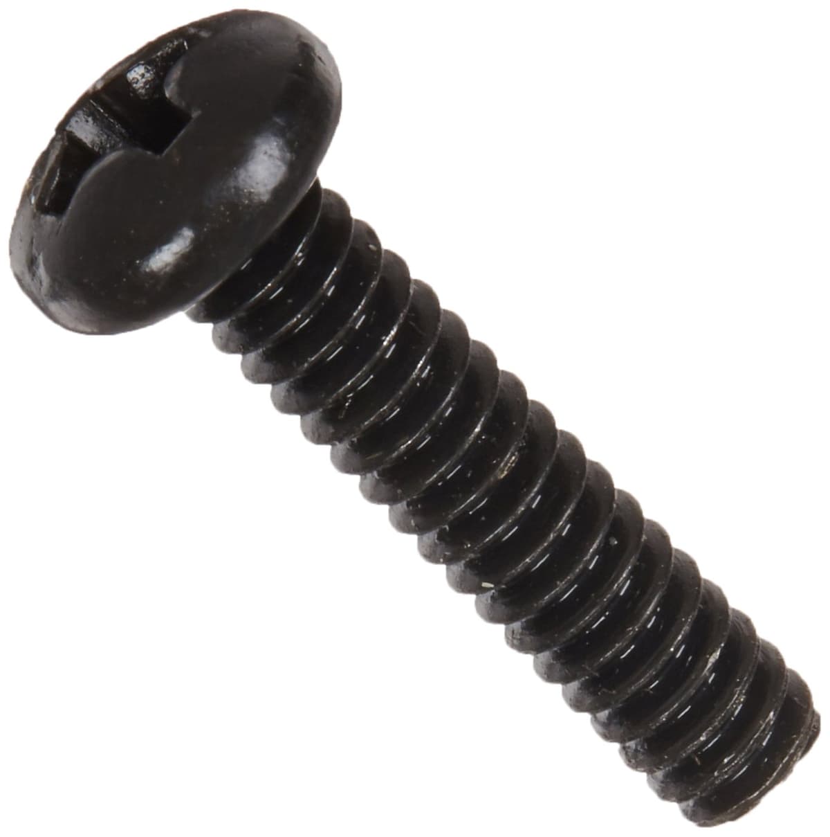 Small Parts Tornillo de máquina cabeza pan, acabado óxido negro, #2-56 x 3/16" (100 piezas)