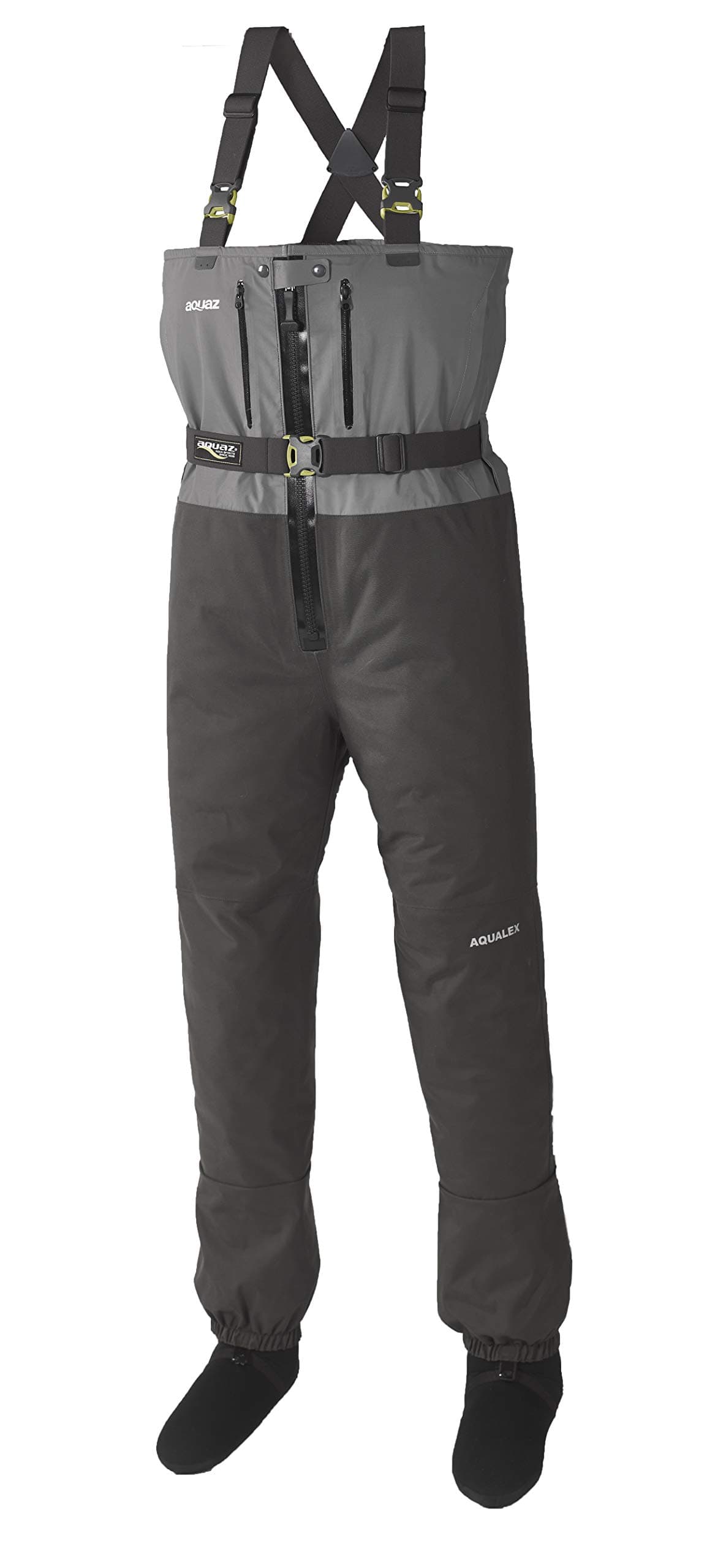 Aquaz Dryzip Wader con cremallera en el pecho, impermeable y transpirable (Medium King)