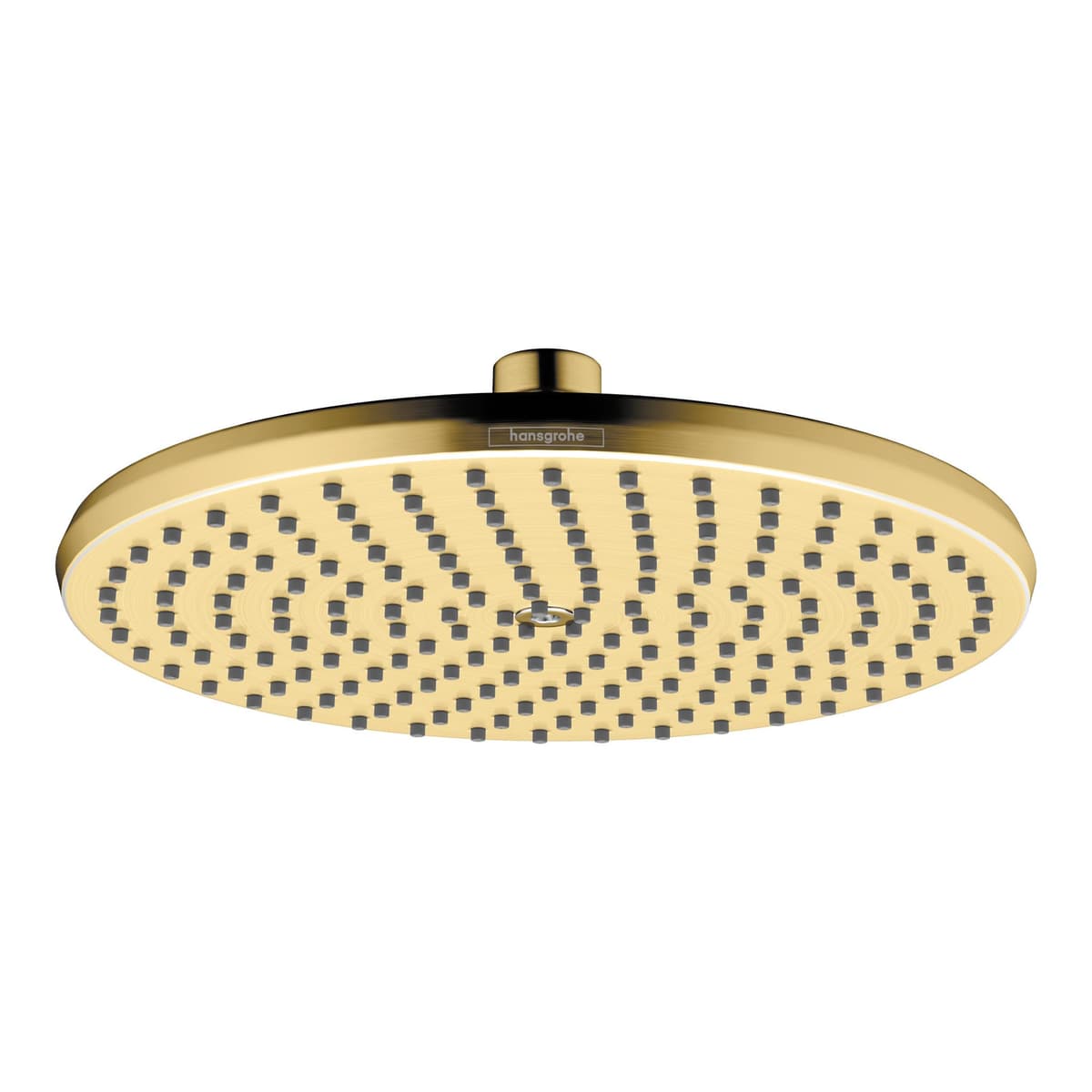 hansgrohe Locarno Ducha de Lluvia PowderRain de 10 pulgadas Transicional 1-chorro PowderRain en Dorado Cepillado Óptico, 04823250