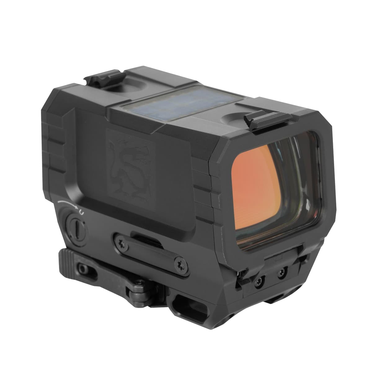 Holosun RONIN-AEMS-MAX-GR Mira para rifle, Multireticula verde, aluminio 7075, solar y Shake Awake