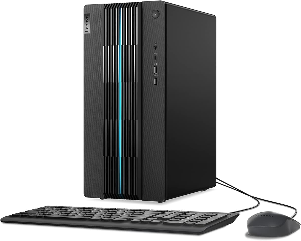 Lenovo IdeaCentre Gaming 5i - 2022 - Escritorio para Juegos - NVIDIA GeForce RTX 3050 - Intel i5 12400 - 8GB RAM - 512GB SSD - Windows 11 - Negro - Mouse y Teclado - Xbox Game Pass Gratis 3 Meses 90T00005US
