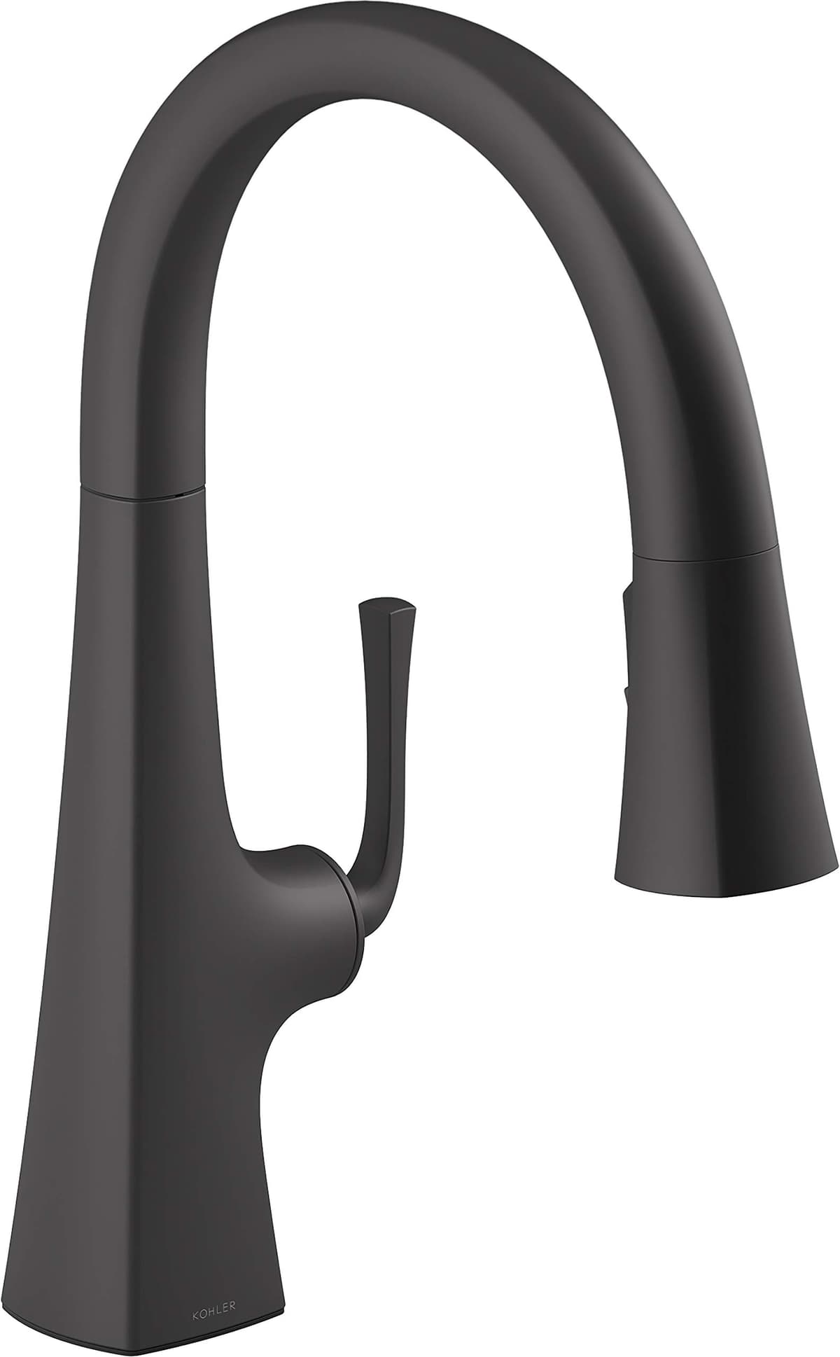 Kohler Graze Llave mezcladora de cocina con rociador extraíble y 3 funciones 22063-BL