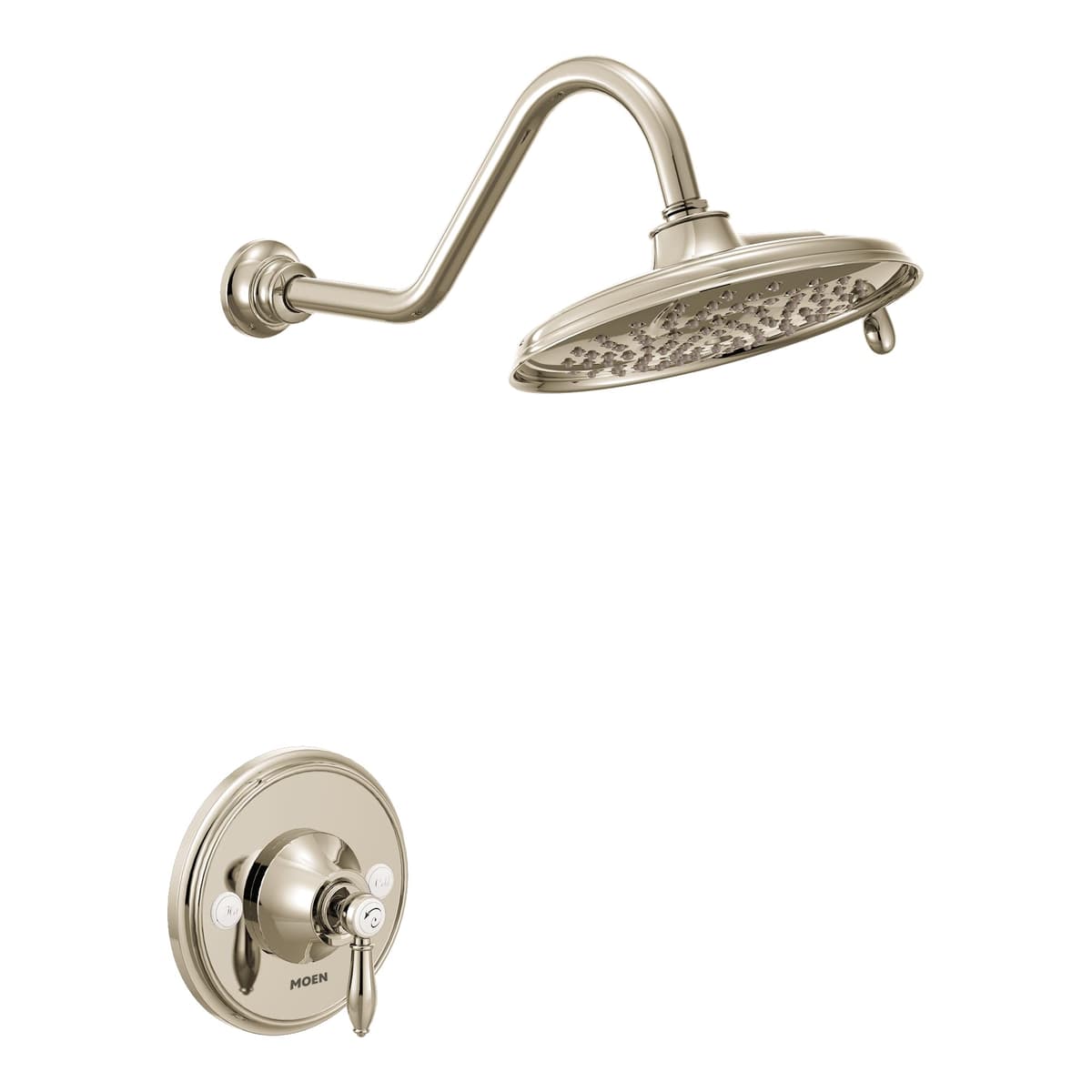 Moen Weymouth TS32102NL Kit de Ducha Posi-Temp, Níquel Pulido