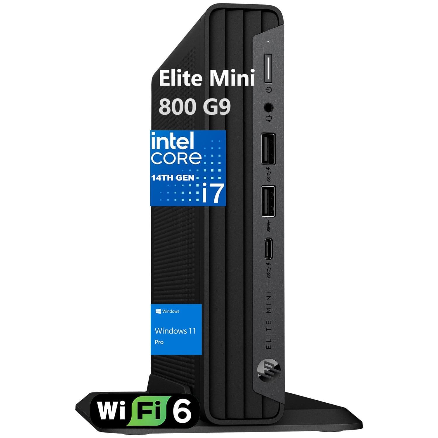 HP Elite Mini 800 G9 MFF - 14th Gen Intel i7-14700, 64GB DDR5, 2TB PCIe SSD, Windows 11 Pro