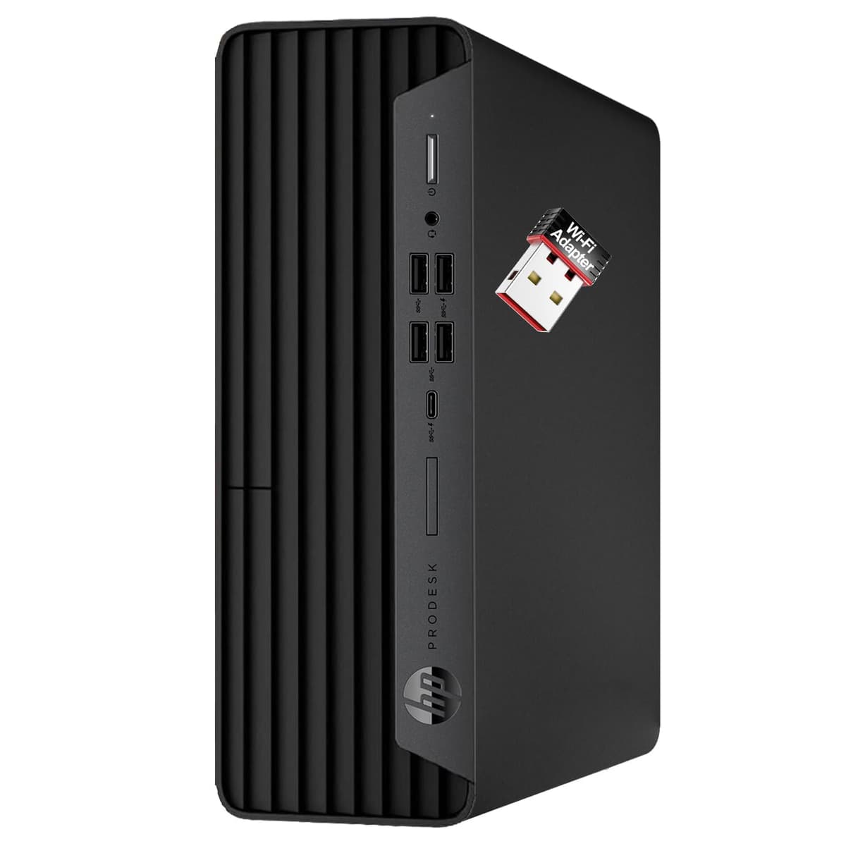 HP ProDesk 600 SFF Computadora de Escritorio Empresarial, 32GB RAM DDR4, 1TB SSD PCIe, Intel i5-10400T de 6 núcleos (6C/12T, hasta 3.60 GHz), RJ-45, 2 DisplayPort, USB-C, Teclado y Mouse, Windows 11 Pro ProDesk 600 G6
