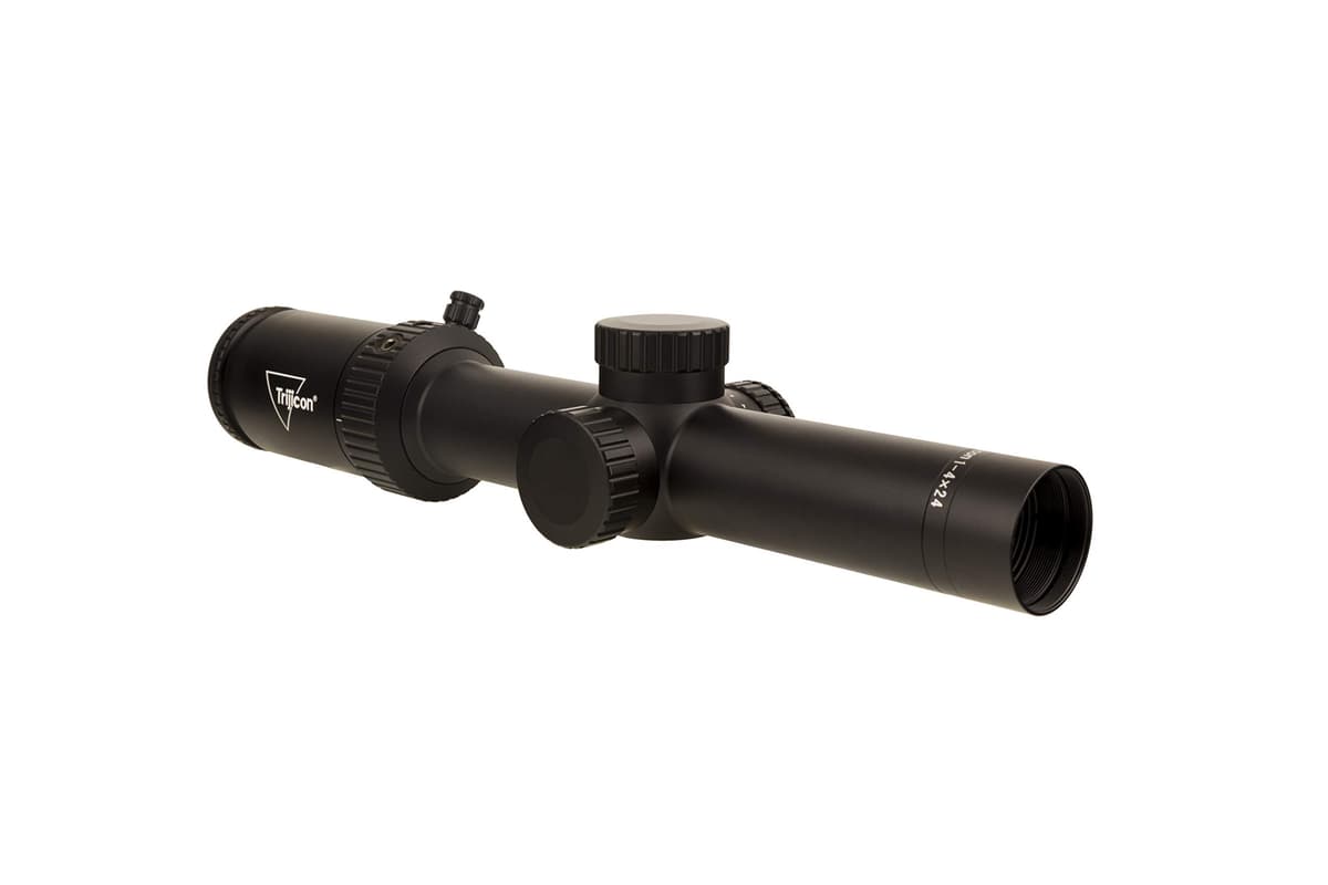 Trijicon Credo HX 1-4x24 SFP con retícula dúplex verde, tubo 30mm, negro satinado 2900010