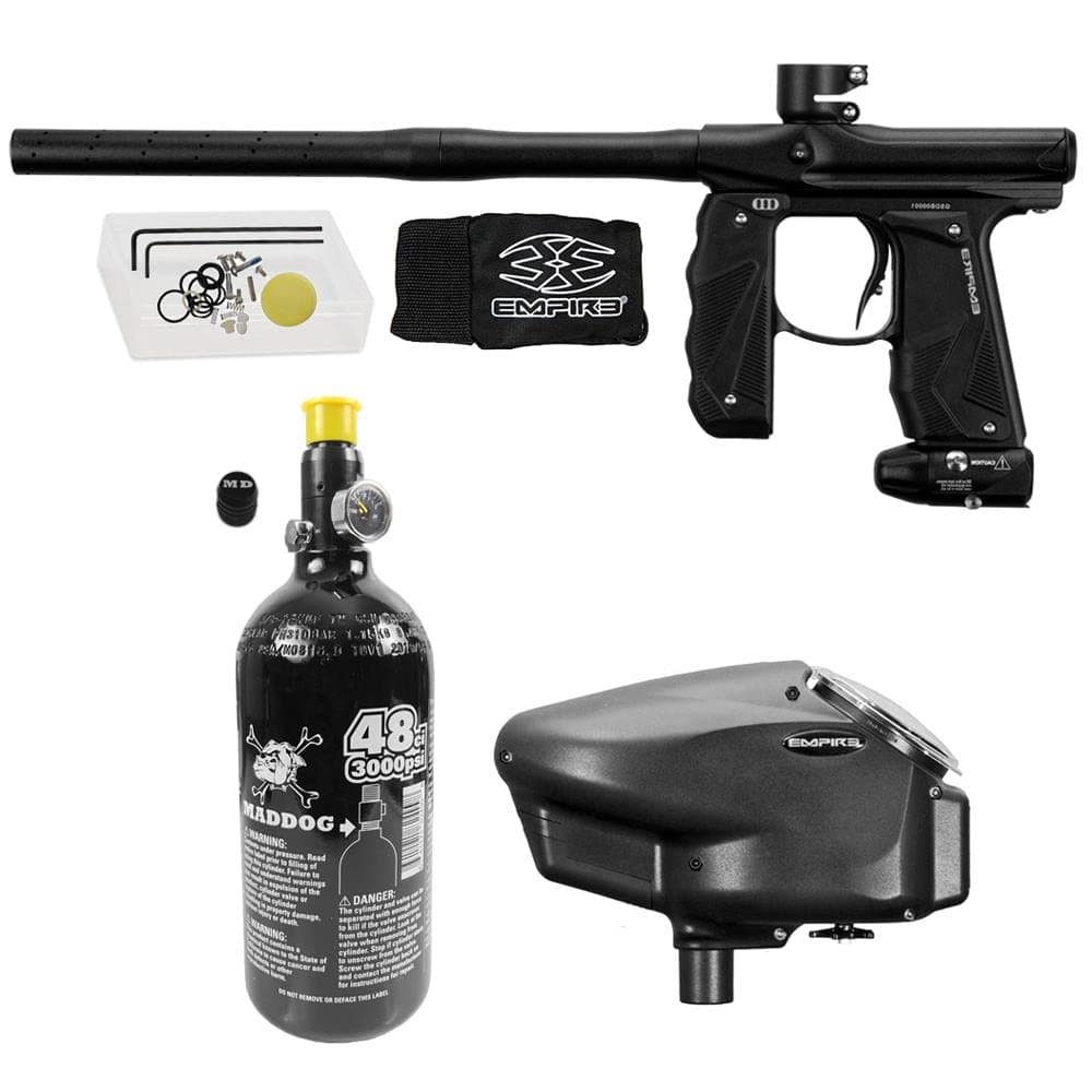 Maddog Empire Mini GS Paquete Inicial A Paintball - Dust Black, Barril 2 piezas 2067-MINIGS