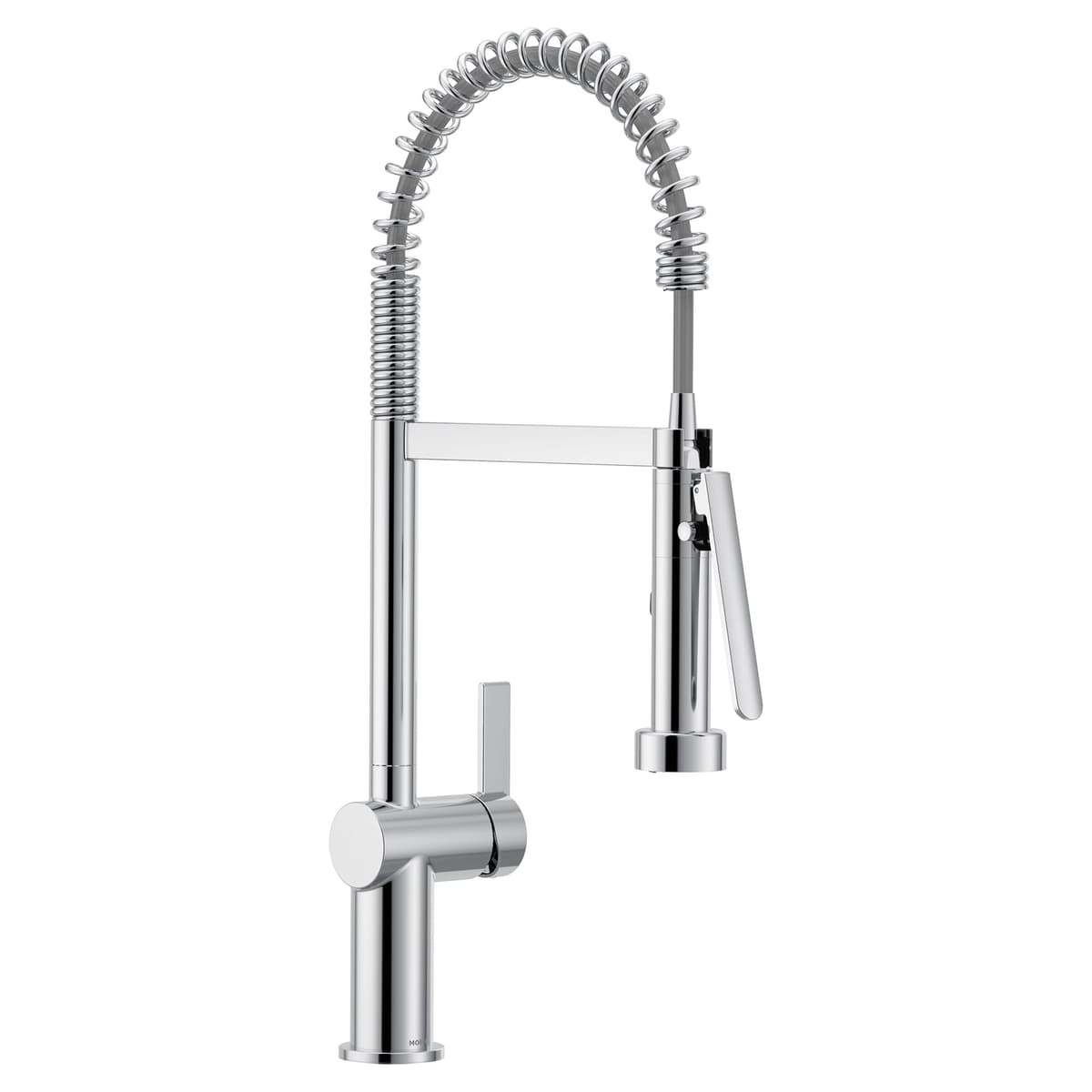 Moen CIA Pre-Rinse Spring Kitchen Faucet con PowerBoost Pro - Cromo (7822)